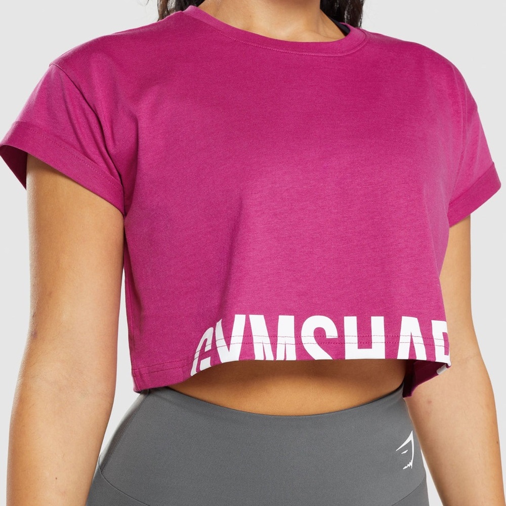Gymshark Fraction Crop Top